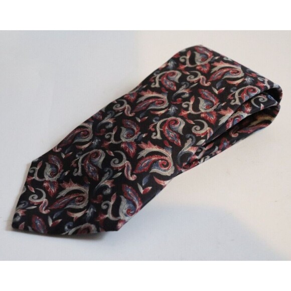 Vintage Christian Dior Necktie Mens Tie Paisley Design All Silk - Picture 1 of 4